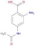 4-Acetamido-2-aminobenzoic acid