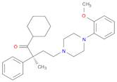 (S)-1-Cyclohexyl-4-(4-(2-methoxyphenyl)piperazin-1-yl)-2-methyl-2-phenylbutan-1-one