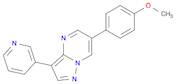 6-(4-METHOXY-PHENYL)-3-PYRIDIN-3-YL-PYRAZOLO[1,5-A]PYRIMIDINE