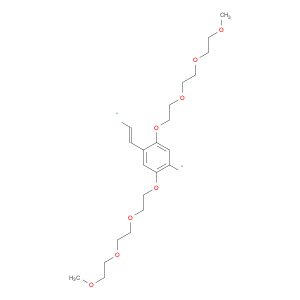 Poly[[2,5-bis[2-[2-(2-methoxyethoxy)ethoxy]ethoxy]-1,4-phenylene]-(1E)-1,2-ethenediyl](9CI)