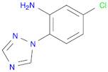 5-CHLORO-2-(1H-1,2,4-TRIAZOL-1-YL)ANILINE