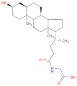 Glycine, N-[(3a,5b)-3-hydroxy-24-oxocholan-24-yl]-