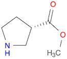 3-Pyrrolidinecarboxylic acid, methyl ester, (3S)- (9CI)