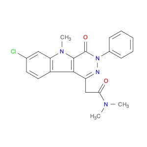 2-(7-Chloro-5-methyl-4-oxo-3-phenyl-4,5-dihydro-3H-pyridazino[4,5-b]indol-1-yl)-N,N-dimethylacetam…