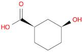 Cyclohexanecarboxylic acid, 3-hydroxy-, (1R,3S)-