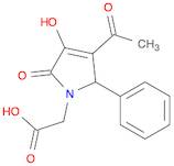 2-(3-Acetyl-4-hydroxy-5-oxo-2-phenyl-2,5-dihydro-1H-pyrrol-1-yl)acetic acid