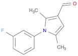 1-(3-FLUOROPHENYL)-2,5-DIMETHYL-1H-PYRROLE-3-CARBALDEHYDE