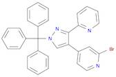 2-Bromo-4-(3-(pyridin-2-yl)-1-trityl-1H-pyrazol-4-yl)pyridine