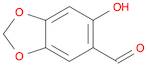 1,3-Benzodioxole-5-carboxaldehyde, 6-hydroxy-