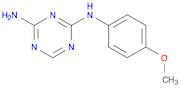 N-(4-METHOXYPHENYL)-1,3,5-TRIAZINE-2,4-DIAMINE