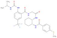 2-[(ISOPROPYLAMINOCARBONYL)AMINO]-N-[2-[[CIS-2-[[4-(METHYLTHIO)BENZOYL]AMINO]CYCLOHEXYL]AMINO]-2...