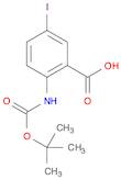 Benzoic acid, 2-[[(1,1-dimethylethoxy)carbonyl]amino]-5-iodo-