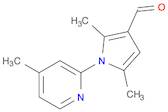 2,5-DIMETHYL-1-(4-METHYLPYRIDIN-2-YL)-1H-PYRROLE-3-CARBALDEHYDE