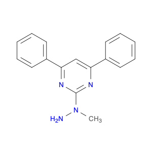 2-(1-METHYLHYDRAZINO)-4,6-DIPHENYLPYRIMIDINE