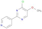 4-chloro-5-methoxy-2-(4-pyridinyl)pyrimidine