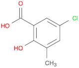 5-chloro-2-hydroxy-3-methylbenzoic acid