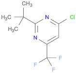 2-(tert-Butyl)-4-chloro-6-(trifluoromethyl)pyrimidine