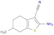 2-Amino-6-methyl-4,5,6,7-tetrahydrobenzo[b]thiophene-3-carbonitrile