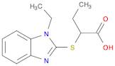 2-((1-Ethyl-1H-benzo[d]imidazol-2-yl)thio)butanoic acid