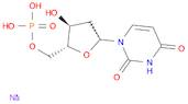 Sodium ((2R,3S,5R)-5-(2,4-dioxo-3,4-dihydropyrimidin-1(2H)-yl)-3-hydroxytetrahydrofuran-2-yl)met...