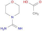 Morpholine-4-carboximidamide acetate