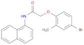 2-(4-BROMO-2-METHYLPHENOXY)-N-1-NAPHTHYLACETAMIDE