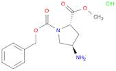 (2S, 4R)-4-amino-1-benzyloxycarbonyl-pyrrolidine-2-carboxylic acid-methyl ester hydrochloride