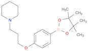 1-(3-(4-(4,4,5,5-Tetramethyl-1,3,2-dioxaborolan-2-yl)phenoxy)propyl)piperidine