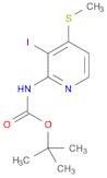 tert-Butyl (3-iodo-4-(methylthio)pyridin-2-yl)carbamate