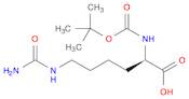 (R)-2-((tert-Butoxycarbonyl)amino)-6-ureidohexanoic acid