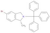 1H-Isoindole, 5-bromo-2,3-dihydro-1-methyl-2-(triphenylmethyl)-, (1R)-