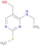 5-Pyrimidinemethanol, 4-(ethylamino)-2-(methylthio)-