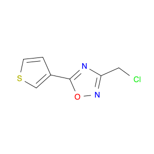 1,2,4-Oxadiazole,3-(chloromethyl)-5-(3-thienyl)-