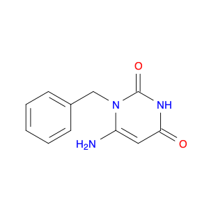 2,4(1H,3H)-Pyrimidinedione, 6-amino-1-(phenylmethyl)-