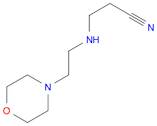 3-[(2-MORPHOLIN-4-YLETHYL)AMINO]PROPANENITRILE