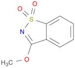 1,2-Benzisothiazole, 3-methoxy-, 1,1-dioxide