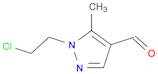 1H-Pyrazole-4-carboxaldehyde, 1-(2-chloroethyl)-5-methyl-