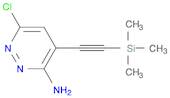 6-chloro-4-((trimethylsilyl)ethynyl)pyridazin-3-amine