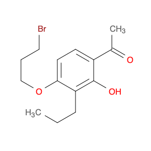 1-[4-(3-Bromopropoxy)-2-hydroxy-3-propylphenyl]ethanone