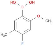 4-Fluoro-2-methoxy-5-methylphenylboronic acid