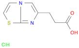 3-(Imidazo[2,1-b]thiazol-6-yl)propanoic acid hydrochloride