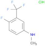 4-Fluoro-N-methyl-3-(trifluoromethyl)aniline hydrochloride