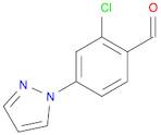 2-Chloro-4-(1H-pyrazol-1-yl)benzaldehyde