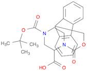 1-(((9H-Fluoren-9-yl)methoxy)carbonyl)-4-(tert-butoxycarbonyl)piperazine-2-carboxylic acid