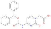 2-(4-(((Benzhydryloxy)carbonyl)amino)-2-oxopyrimidin-1(2H)-yl)acetic acid