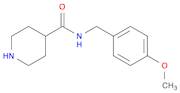 N-(4-METHOXYBENZYL)PIPERIDINE-4-CARBOXAMIDE