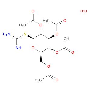 2-(2,3,4,6-Tetra-O-acetyl-β-D-glucopyranosyl)-2-thiopseudourea hydrobromide