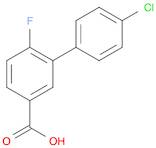 4'-Chloro-6-fluoro-[1,1'-biphenyl]-3-carboxylic acid