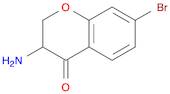 3-Amino-7-bromochroman-4-one