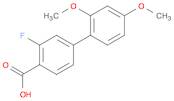 3-Fluoro-2',4'-dimethoxy-[1,1'-biphenyl]-4-carboxylic acid